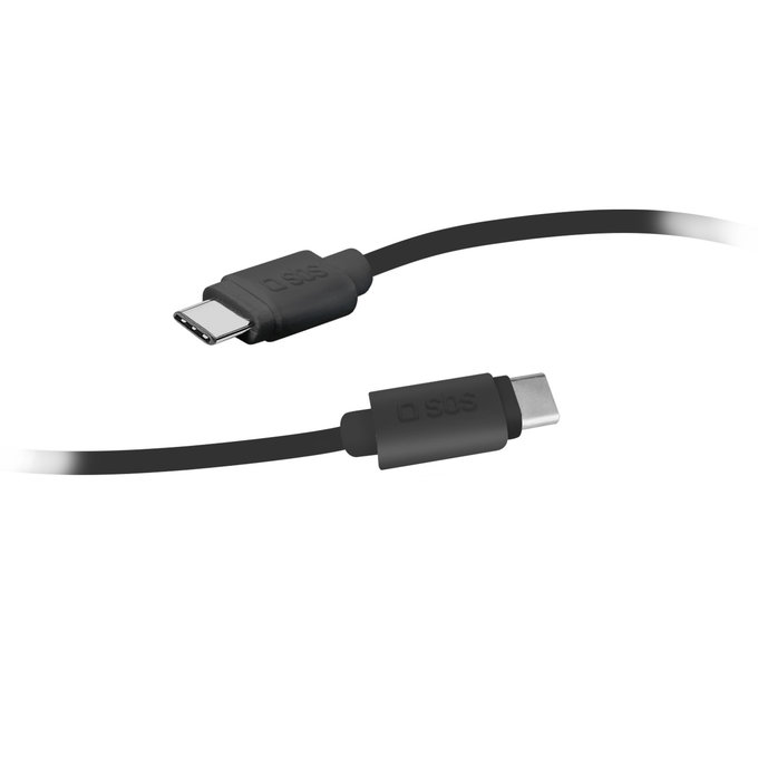 SBS - USB-C / USB-C Kábel (1.5m), čierna