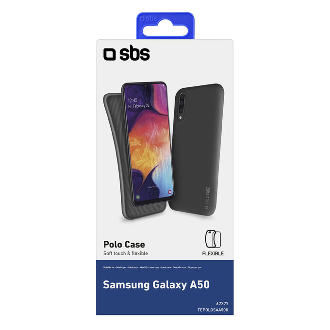 SBS - Puzdro Polo pre Samsung Galaxy A50, čierna