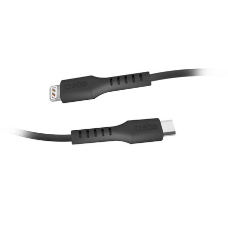 SBS - Lightning / USB-C Kábel (1m), čierna