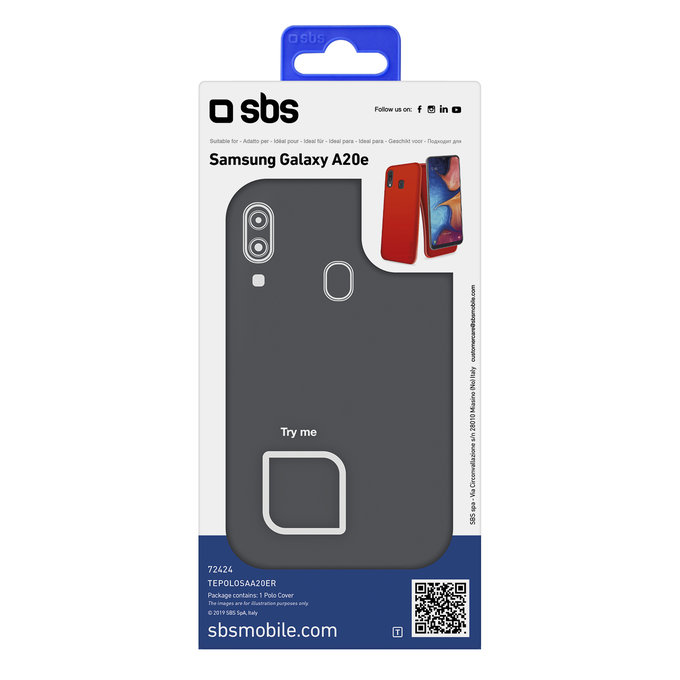 SBS - Puzdro Polo pre Samsung Galaxy A20e, červená