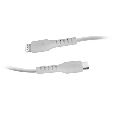 SBS - Lightning / USB-C Kábel (2m), biela