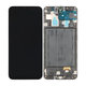 Samsung Galaxy A30 A305F - LCD Displej + Dotykové Sklo + Rám (Black) - GH82-19725A, GH82-19202A Genuine Service Pack