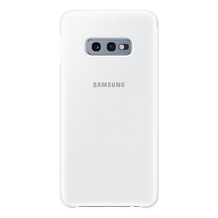 Samsung - Puzdro Knižkové Clear View pre Samsung Galaxy S10e, white