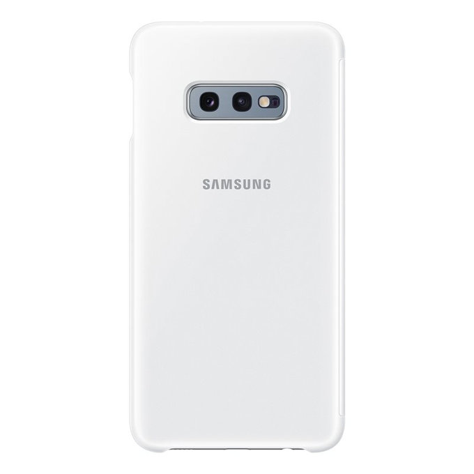 Samsung - Puzdro Knižkové Clear View pre Samsung Galaxy S10e, white