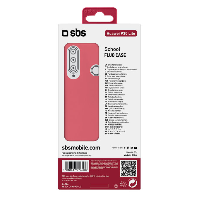 SBS - Puzdro School pre Huawei P30 Lite, oranžová