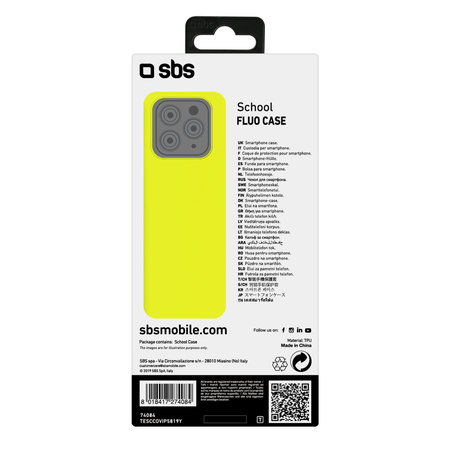 SBS - Puzdro School pre iPhone 11 Pro, žltá