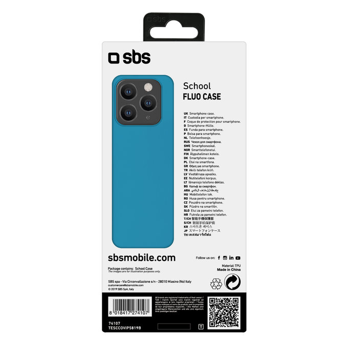 SBS - Puzdro School pre iPhone 11 Pro, modrá