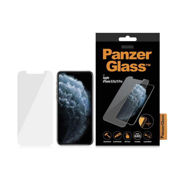 PanzerGlass - Tvrdené Sklo Standard Fit pre iPhone X, XS a 11 Pro, transparentná