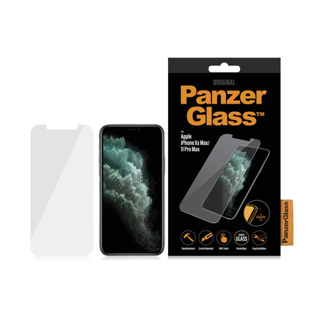 PanzerGlass - Tvrdené Sklo Standard Fit pre iPhone XS Max a 11 Pro Max, transparentná
