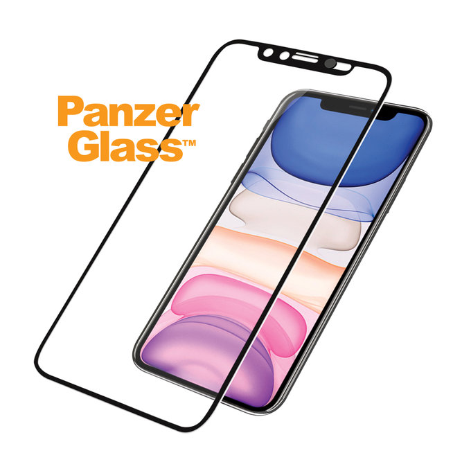 PanzerGlass - Tvrdené Sklo Case Friendly CamSlider pre iPhone XR a 11, black