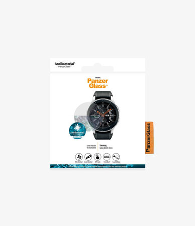 PanzerGlass - Tvrdené Sklo Flat Glass pre Samsung Galaxy Watch 46 mm, transparentná