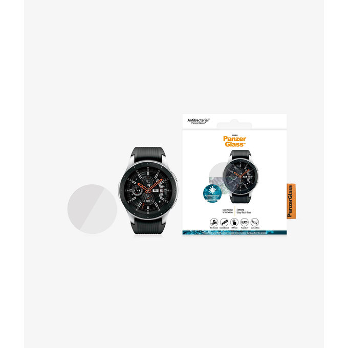 PanzerGlass - Tvrdené Sklo Flat Glass pre Samsung Galaxy Watch 46 mm, transparentná