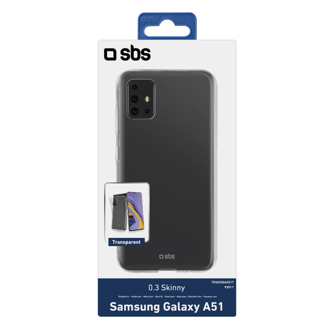 SBS - Puzdro Skinny pre Samsung Galaxy A51, transparentná