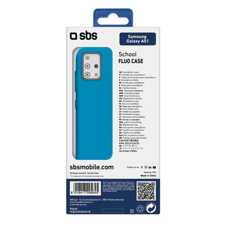 SBS - Puzdro School pre Samsung Galaxy A51, modrá