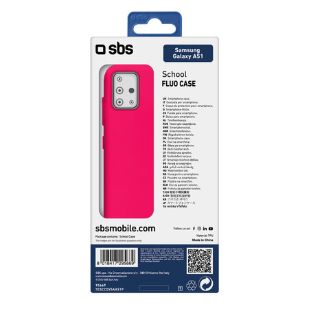SBS - Puzdro School pre Samsung Galaxy A51, ružová