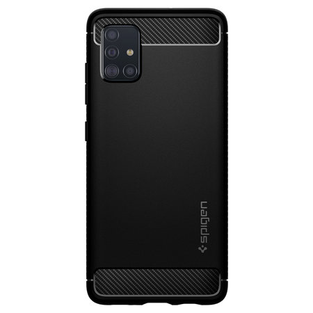 Spigen - Puzdro Rugged Armor pre Samsung Galaxy A51, čierna