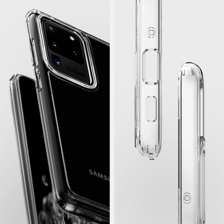 Spigen - Puzdro Ultra Hybrid pre Samsung Galaxy S20 Ultra, transparentná