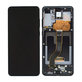 Samsung Galaxy S20 Plus G985F - LCD Displej + Dotykové Sklo + Rám (Cosmic Black) - GH82-22134A, GH82-22145A, GH82-31441A Genuine Service Pack