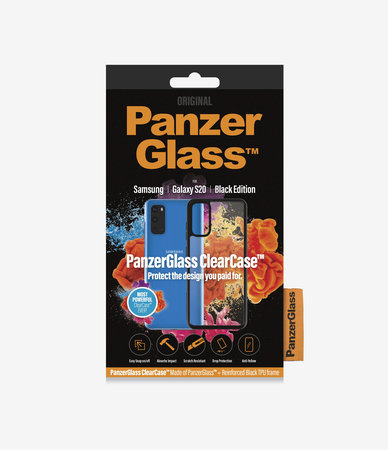 PanzerGlass - Puzdro ClearCase pre Samsung Galaxy S20, black