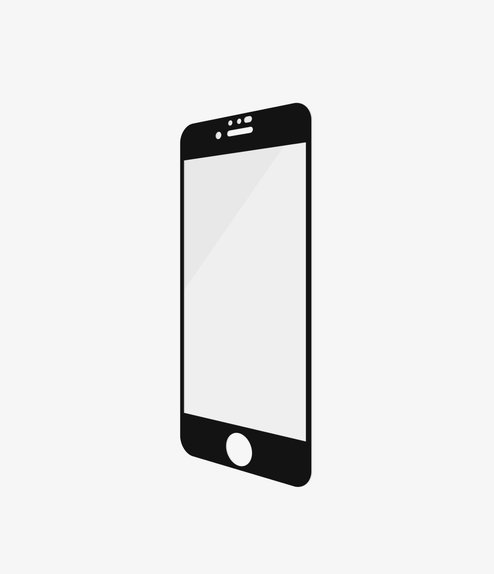 PanzerGlass - Tvrdené Sklo Case Friendly AB pre iPhone 6, 6s, 7, 8, SE 2020 a SE 2022, čierna