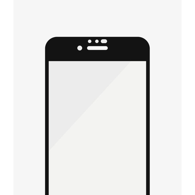 PanzerGlass - Tvrdené Sklo Case Friendly AB pre iPhone 6, 6s, 7, 8, SE 2020 a SE 2022, čierna