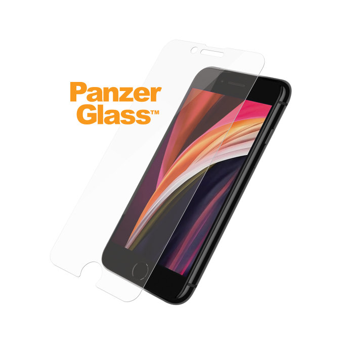 PanzerGlass - Tvrdené Sklo Standard Fit pre iPhone SE 2020, 8, 7, 6s, 6, transparentná