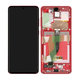 Samsung Galaxy S20 Plus G985F - LCD Displej + Dotykové Sklo + Rám (Aura Red) - GH82-22134G, GH82-22145G Genuine Service Pack