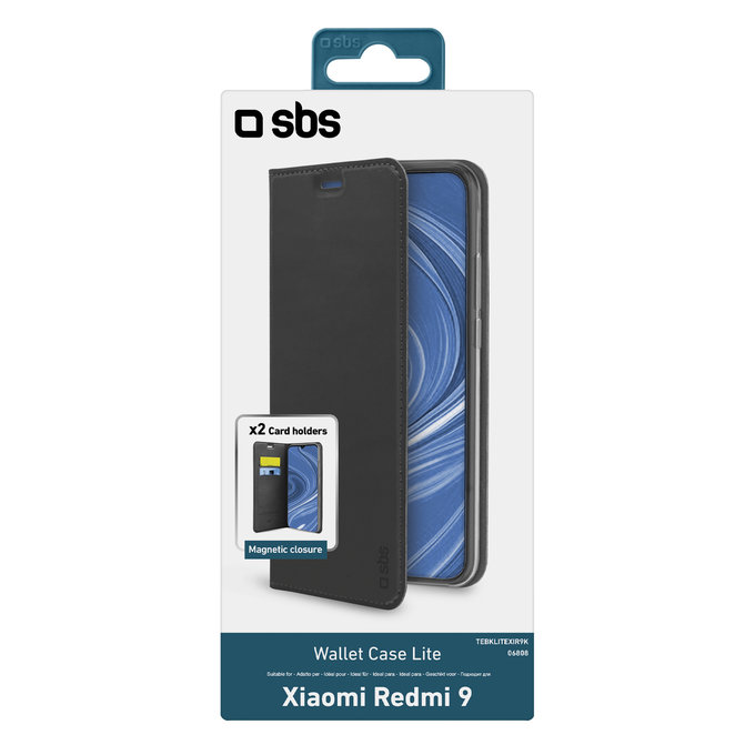 SBS - Puzdro Book Wallet Lite pre Xiaomi Redmi 9, čierna