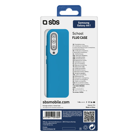 SBS - Puzdro School pre Samsung Galaxy A41, modrá