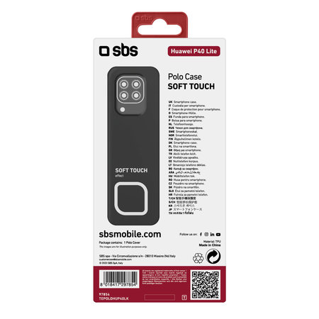SBS - Puzdro Polo pre Huawei P40 Lite, čierna