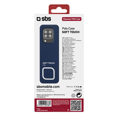 SBS - Puzdro Polo pre Huawei P40 Lite, modrá