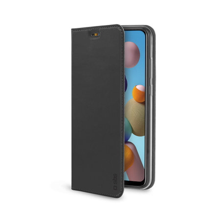 SBS - Puzdro Book Wallet Lite pre Samsung Galaxy A21s, čierna