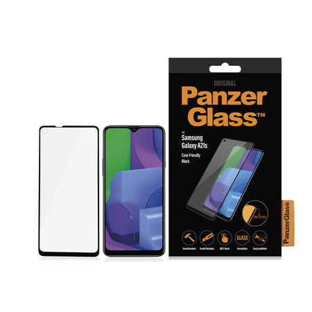 PanzerGlass - Tvrdené Sklo Case Friendly pre Samsung Galaxy A21s, čierna