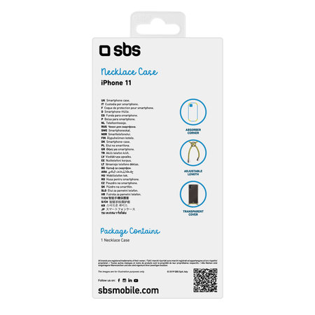 SBS - Puzdro School pre iPhone 11, žltá