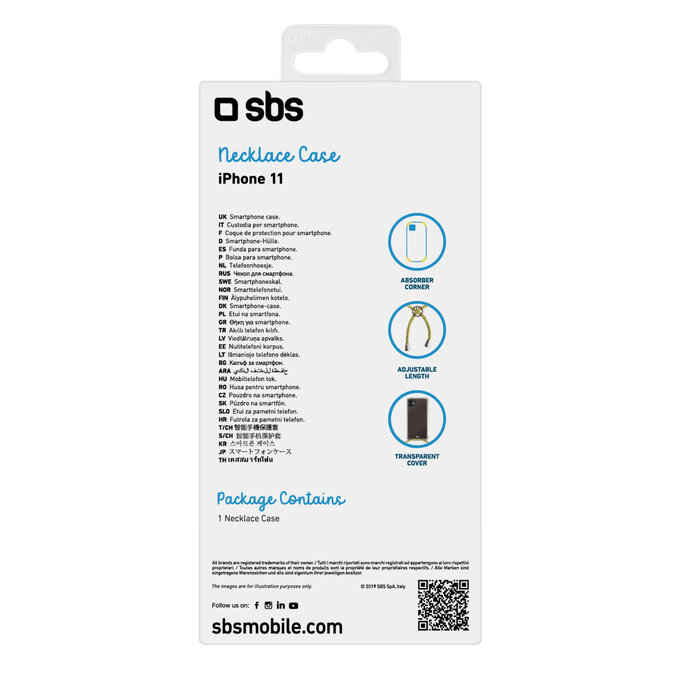 SBS - Puzdro School pre iPhone 11, žltá