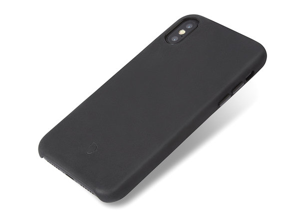 Decoded Leather Case kožené puzdro pre iPhone XS Max, čierne