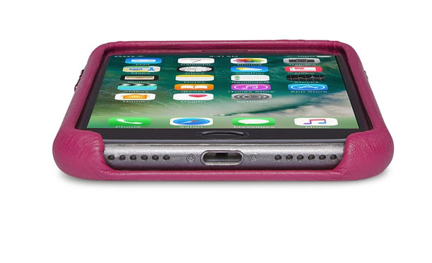 Decoded Leather Back Cover kožené puzdro pre iPhone SE 2020/8/7, ružové