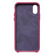 Decoded Leather Back Cover kožené puzdro pre iPhone X/Xs, ružové