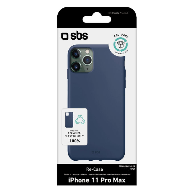 SBS - Puzdro TPU pre iPhone 11 Pro Max, recyklované, modrá