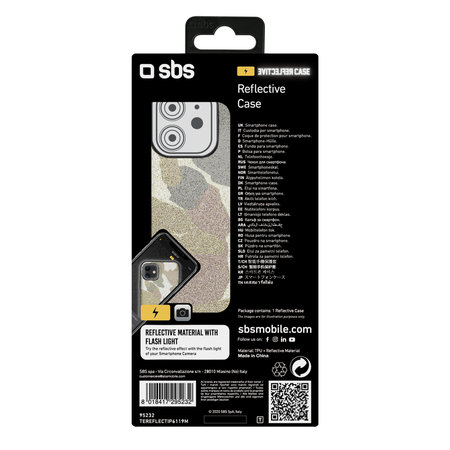 SBS - Puzdro Reflective pre iPhone 11, kamufláž