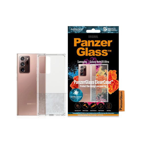 PanzerGlass - Puzdro ClearCase pre Samsung Galaxy Note 20 Ultra, transparent