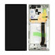 Samsung Galaxy Note 20 Ultra N986B - LCD Displej + Dotykové Sklo + Rám (Mystic White) - GH82-23596C, GH82-31461C Genuine Service Pack