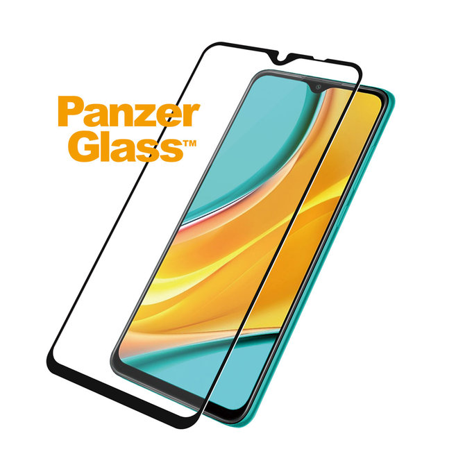 PanzerGlass - Tvrdené Sklo Case Friendly pre Xiaomi Redmi 9, black