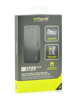 Fonex - Puzdro Book Identity pre Samsung Galaxy A20e, čierna