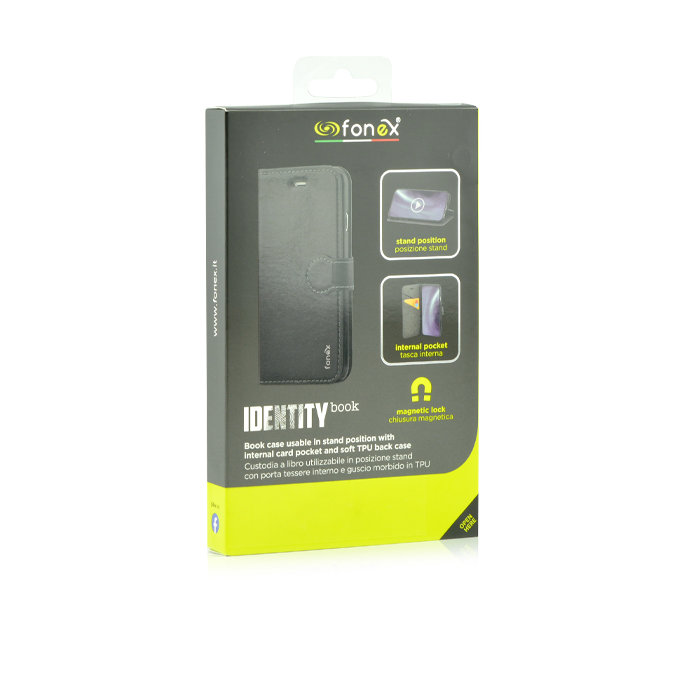 Fonex - Puzdro Book Identity pre Samsung Galaxy A20e, čierna