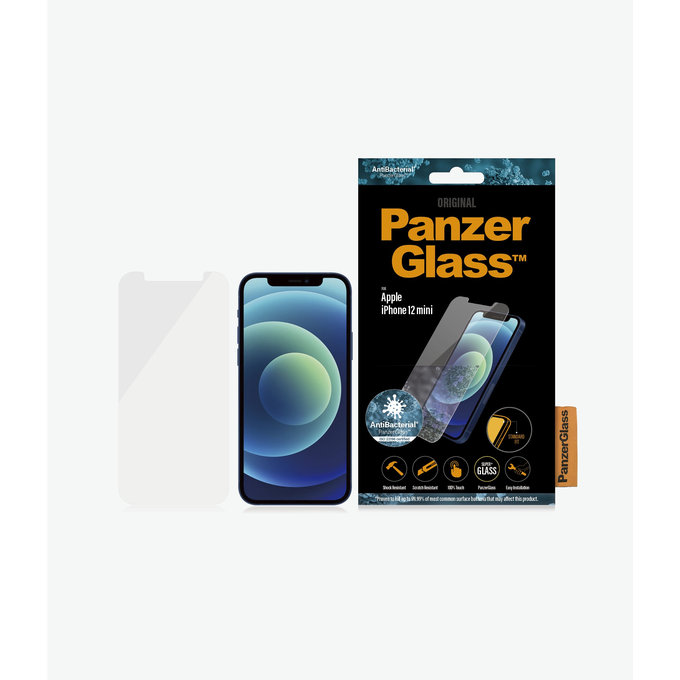 PanzerGlass - Tvrdené Sklo Standard Fit AB pre iPhone 12 mini, transparentná
