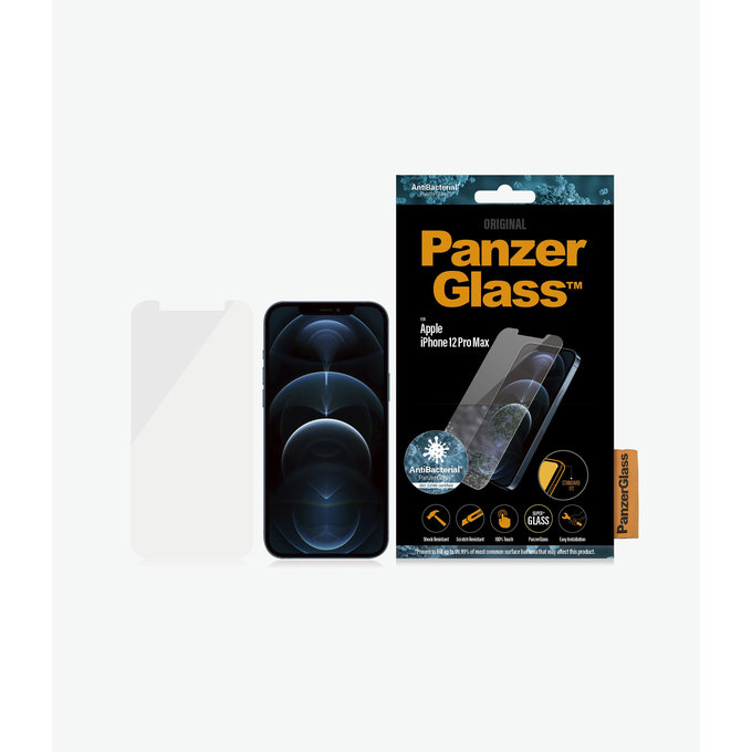 PanzerGlass - Tvrdené Sklo Standard Fit AB pre iPhone 12 Pro Max, transparentná