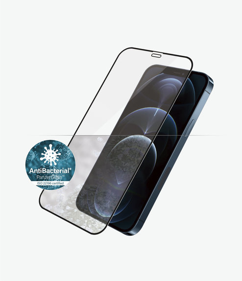 PanzerGlass - Tvrdené Sklo Case Friendly AB pre iPhone 12 Pro Max, čierna