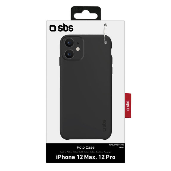 SBS - Puzdro Polo One pre iPhone 12 a 12 Pro, čierna
