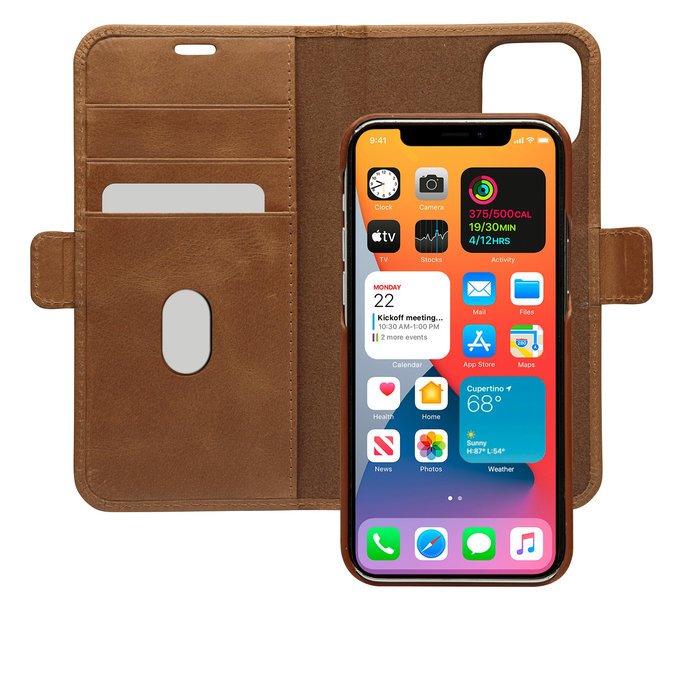 dbramante1928 - Kožené puzdro Lynge pre iPhone 12 Pro Max, tan